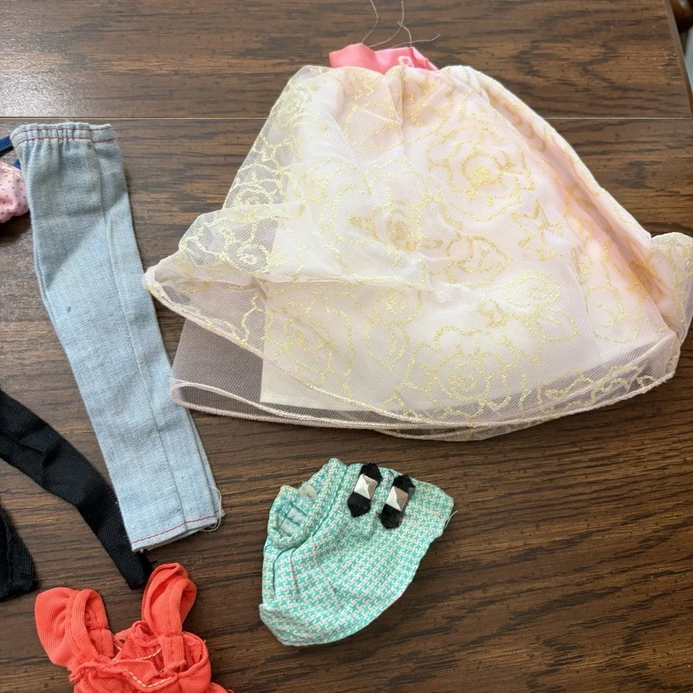 Vintage Barbie Doll Clothing Lot Mattel & Other Wedding Dress Mermaid 80s 90s 70